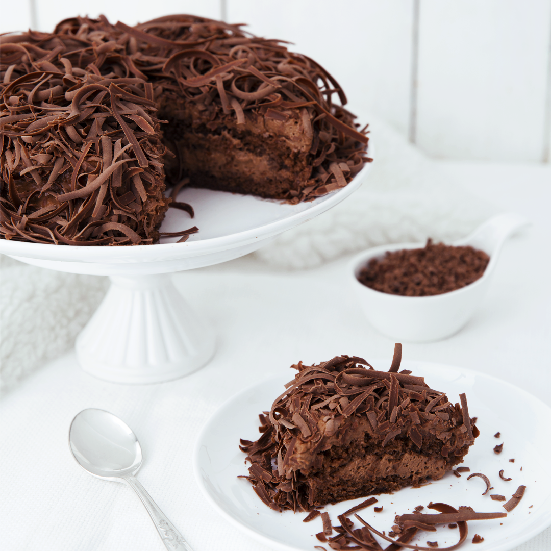 BOLO MOUSSE DE CHOCOLATE
