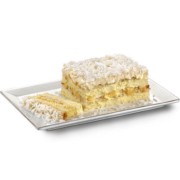 BOLO DE SORVETE ABACAXI COM COCO 0% DE AÇÚCAR