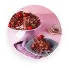 BOLO MALTADO DE MORANGO